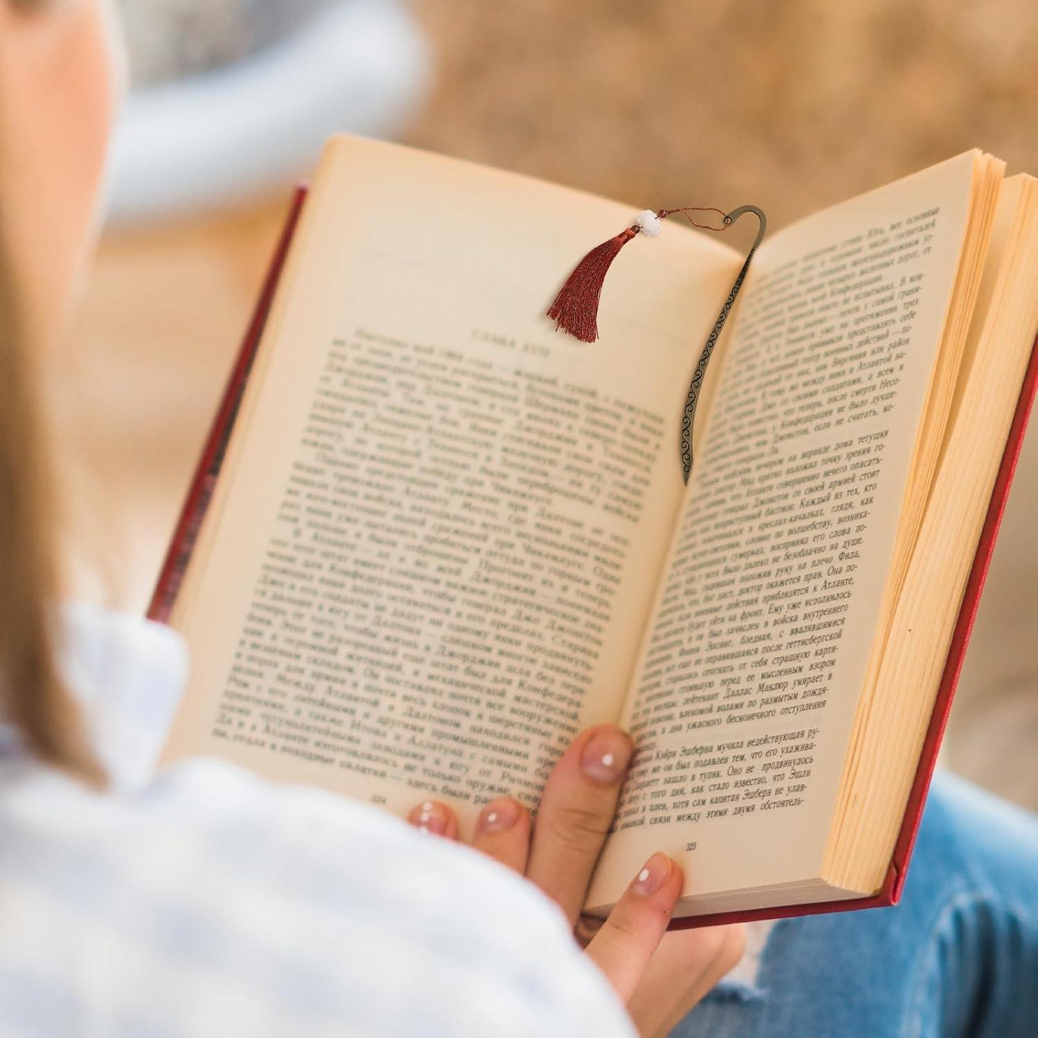 60 Marcadores de Metal Vintage Genérico para Libros - 3 Colores