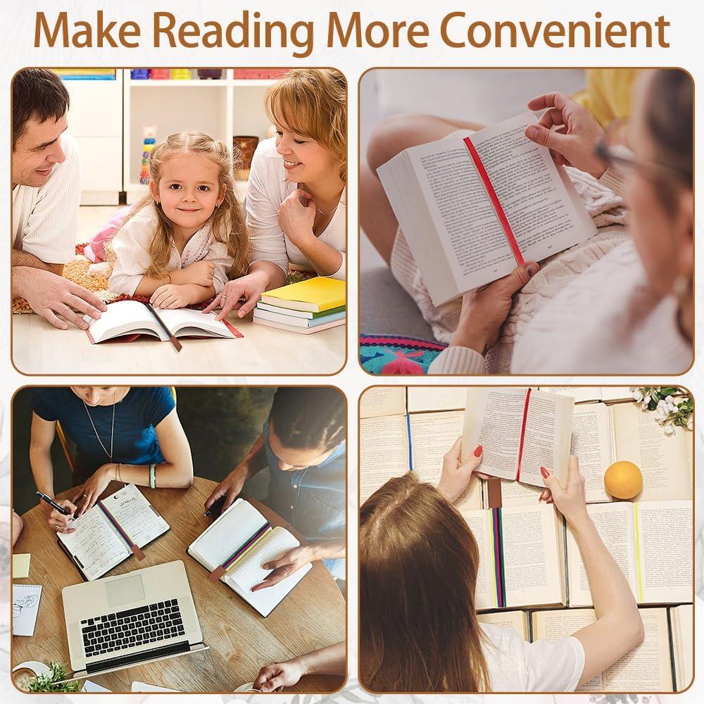 Marcadores de Biblia Respleiej 2 Pcs Cinta Colorida 33 cm