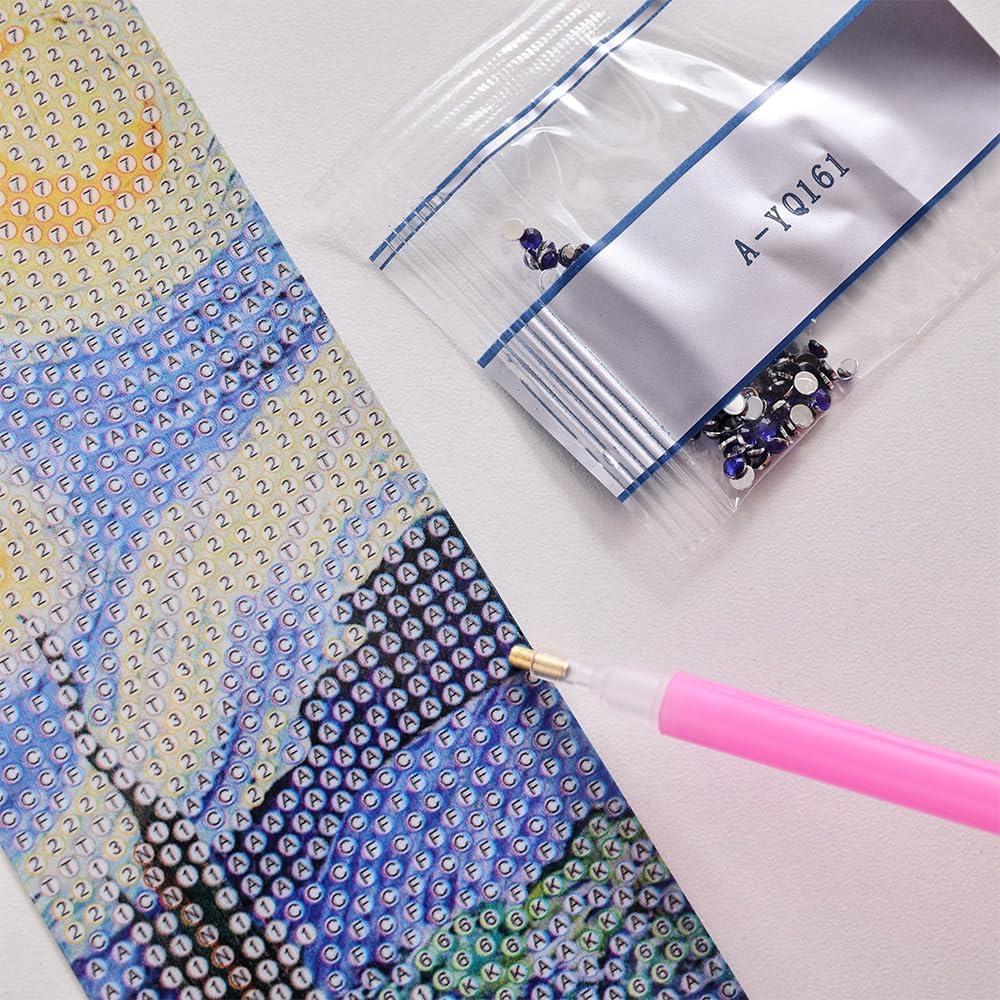 4 Marcadores de Diamante Van Gogh y Monet - Arte DIY