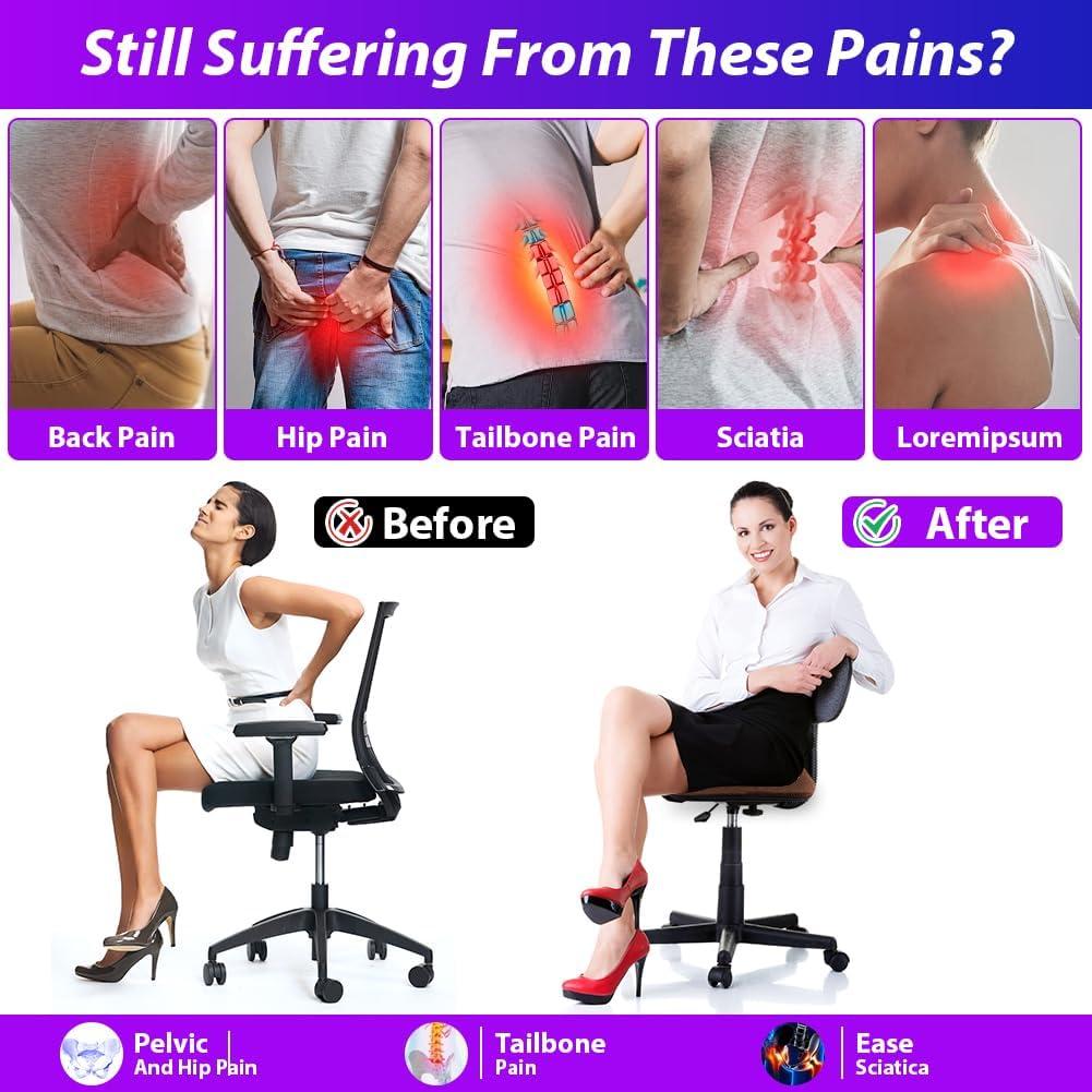 Cojín de Gel Jaxbo Plegable para Alivio de Dolor 38x26cm