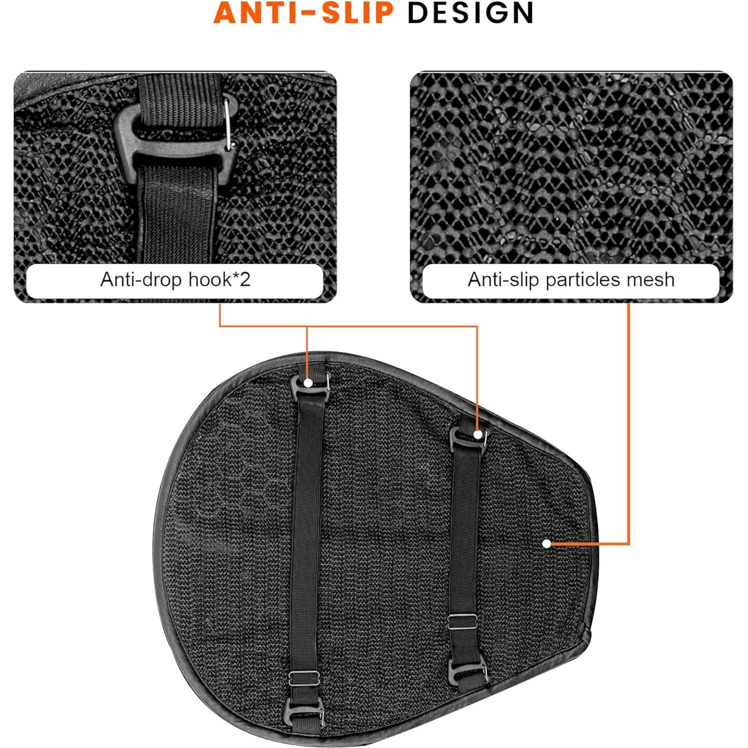 Cojín de Asiento de Gel Plegable Grand Pitstop 36.99x15cm