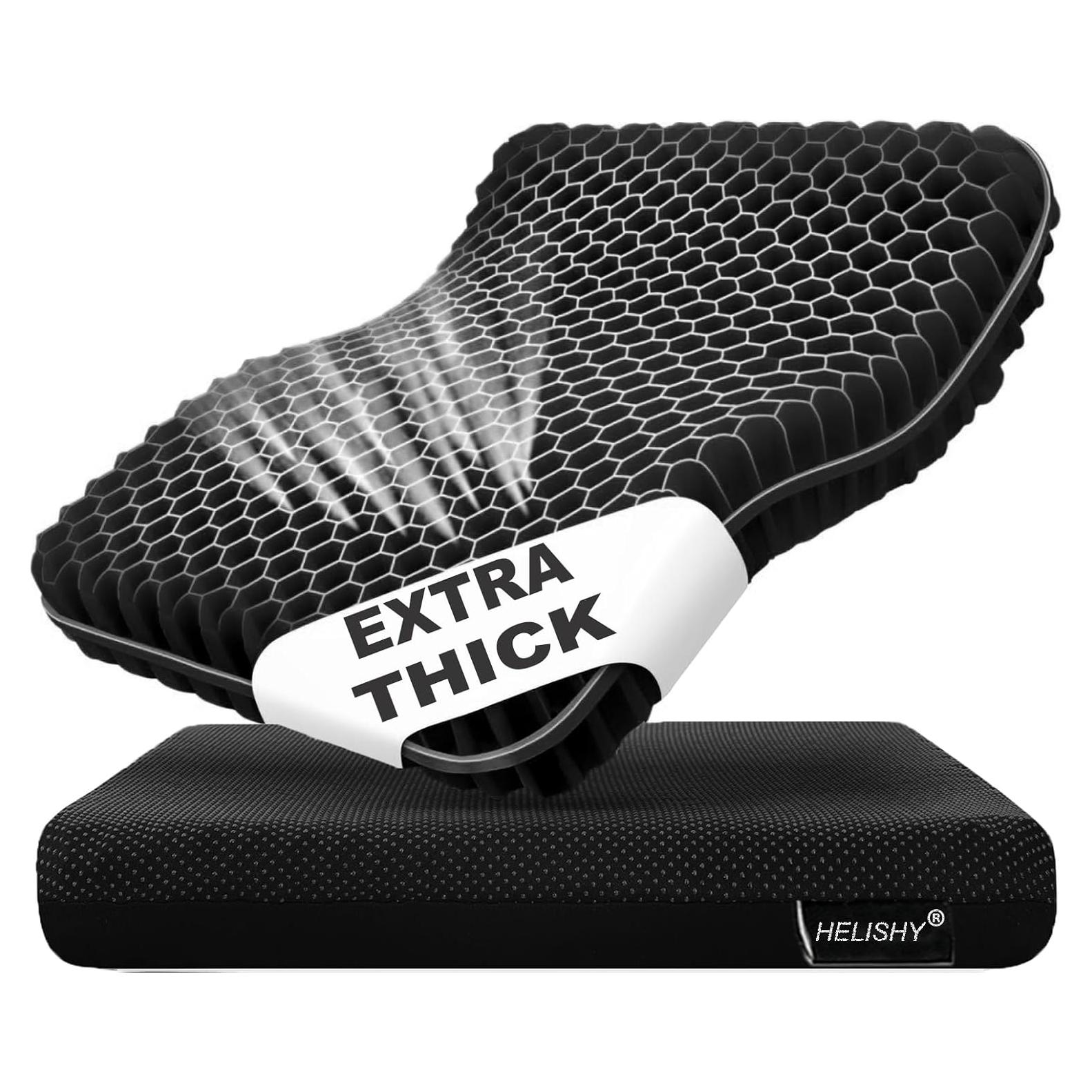 Cojín de Gel Extra Grueso Helishy para Alivio de Presión