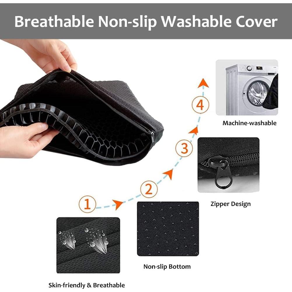 Cojín de Gel Extra Grueso Helishy para Alivio de Presión