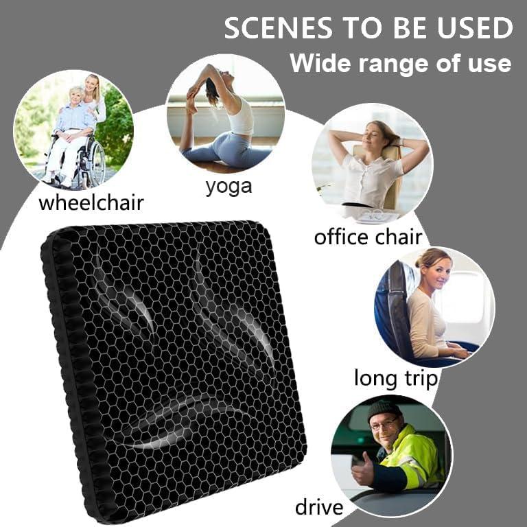 Cojín de Gel Extra Grueso Helishy para Alivio de Presión