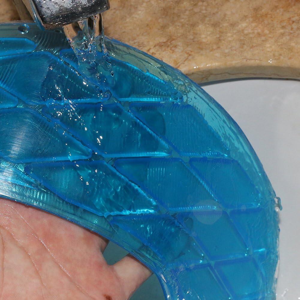 Cojín de Asiento de Inodoro Gel Kindax Redondo Azul