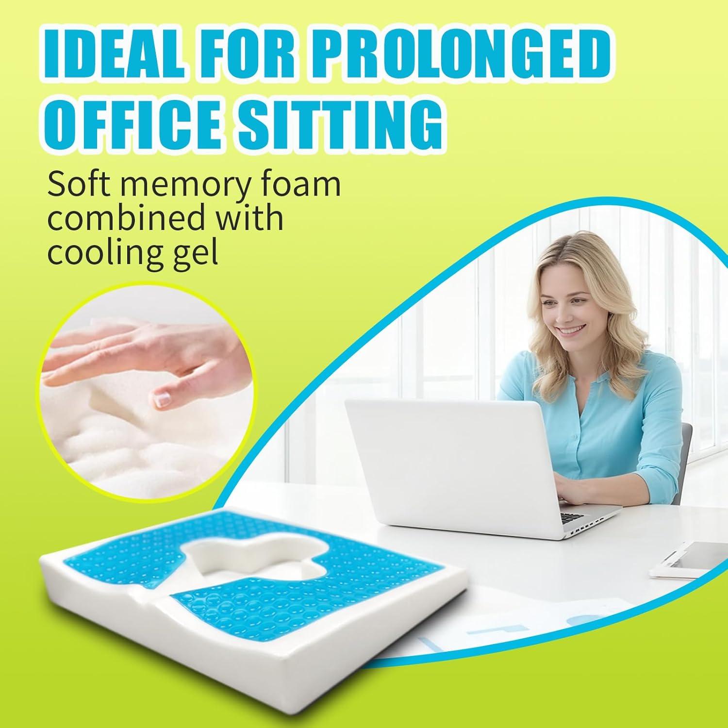 Cojín Ergonómico de Gel FoKon para Silla de Ruedas 45x38 cm