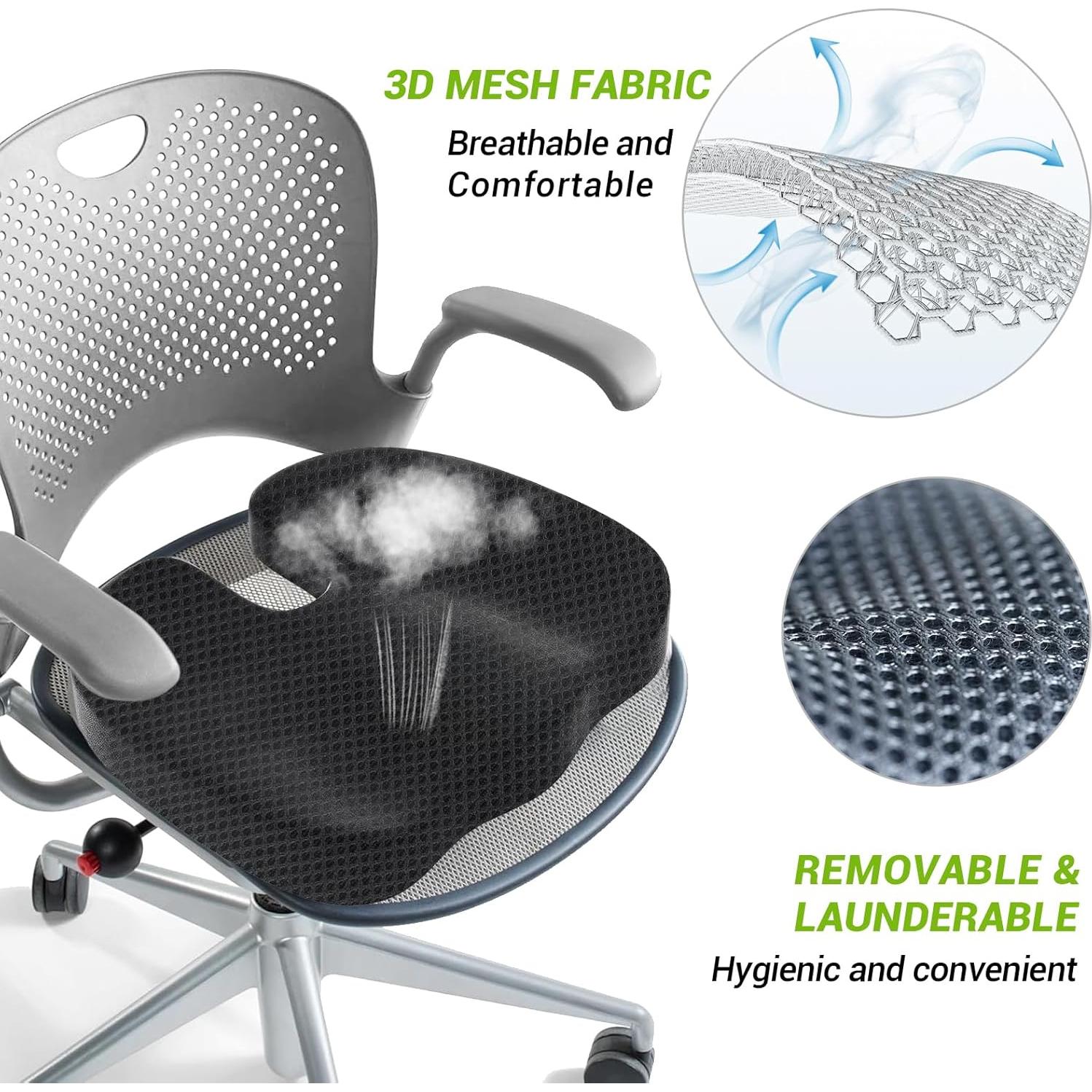 Cojín Ortopédico Healthy AMS con Espuma Memoria y Gel 45x35cm