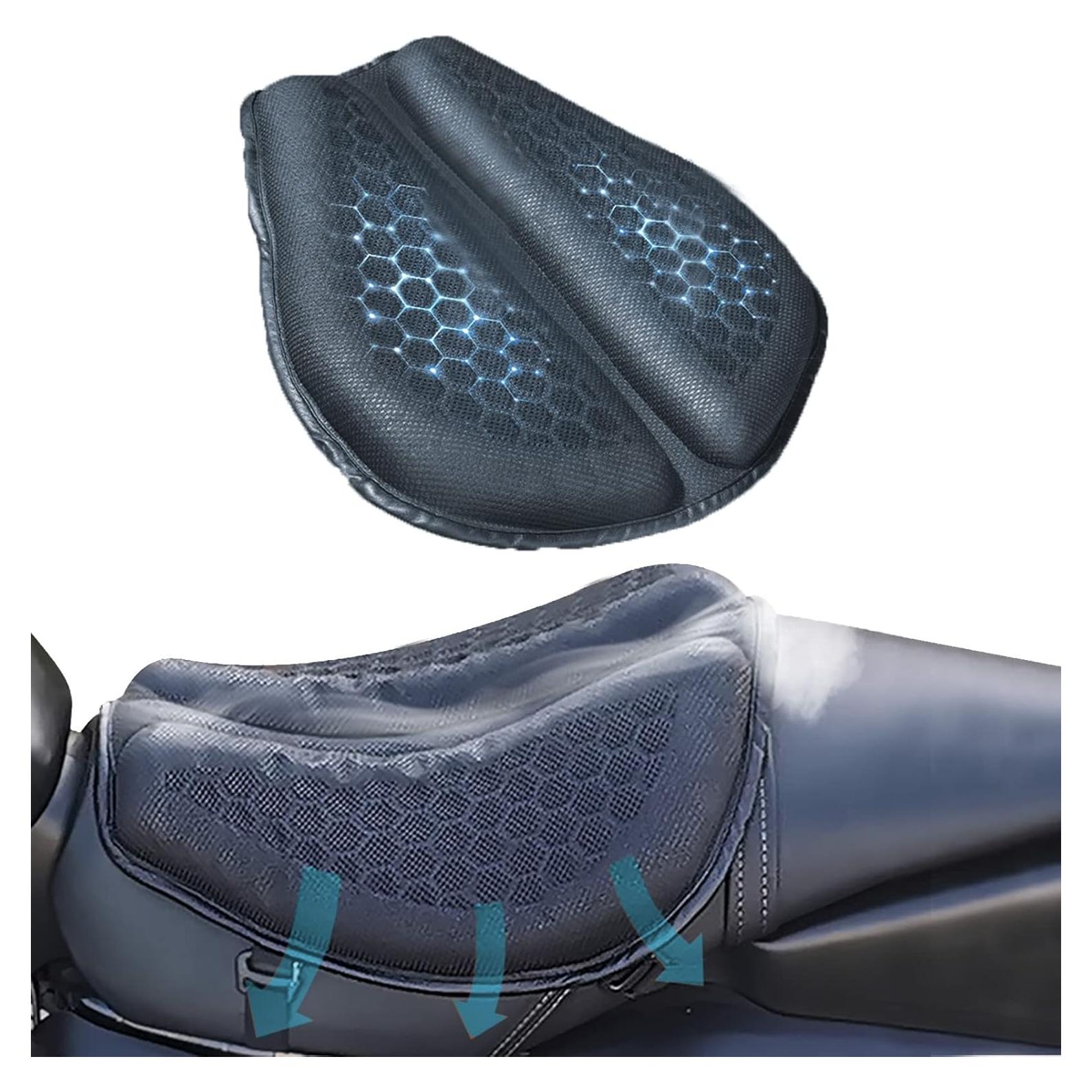 Cojín de Asiento de Motocicleta PhyiFlbey 025 Gel TPE Antideslizante