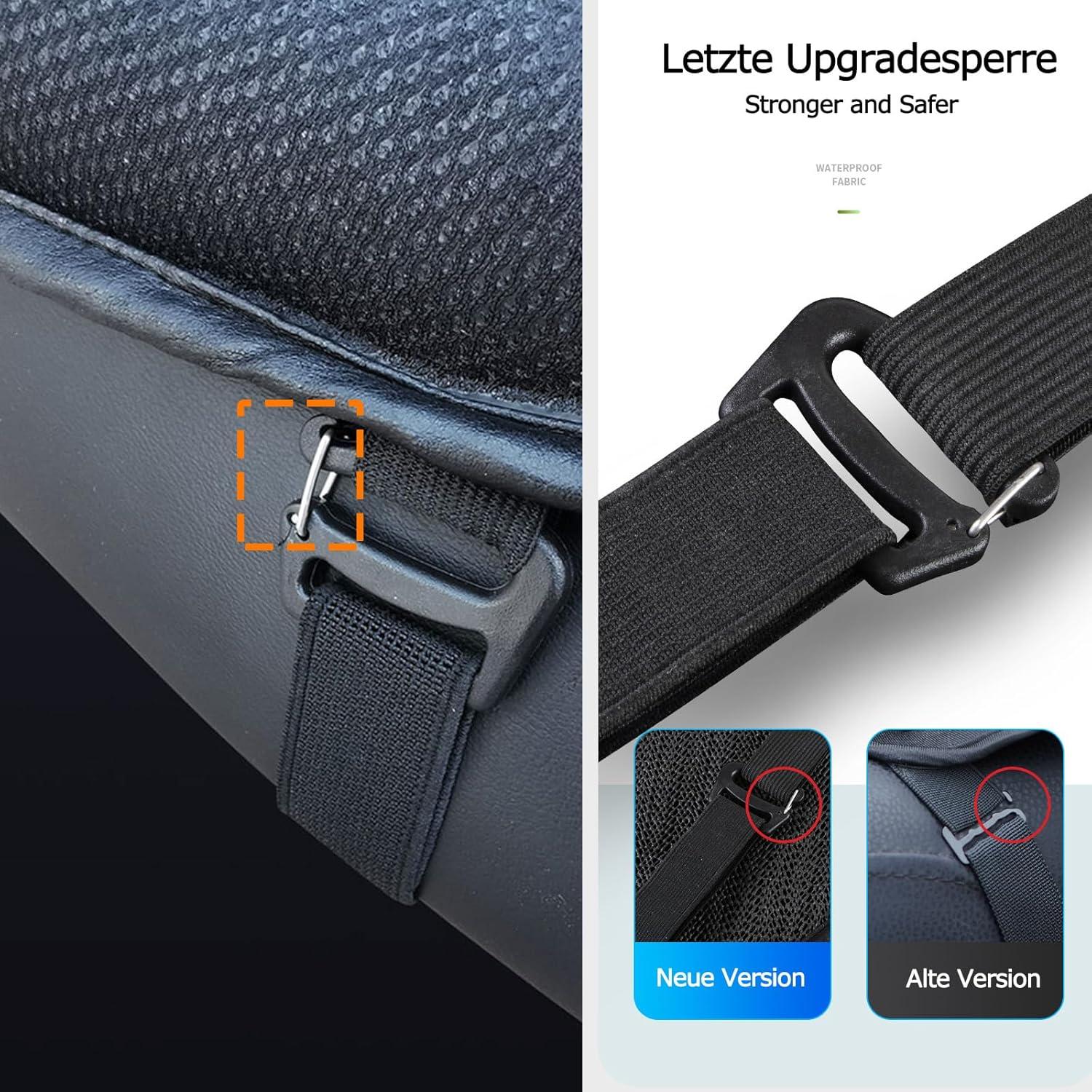 Cojín de Asiento de Motocicleta PhyiFlbey 025 Gel TPE Antideslizante