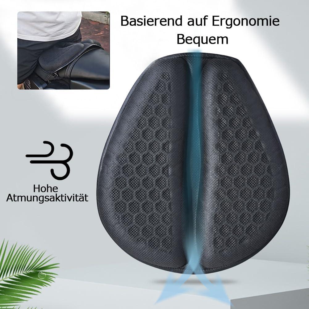 Cojín de Asiento de Motocicleta PhyiFlbey 025 Gel TPE Antideslizante