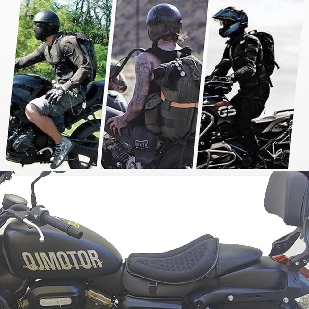 Cojín de Asiento de Motocicleta PhyiFlbey 025 Gel TPE Antideslizante