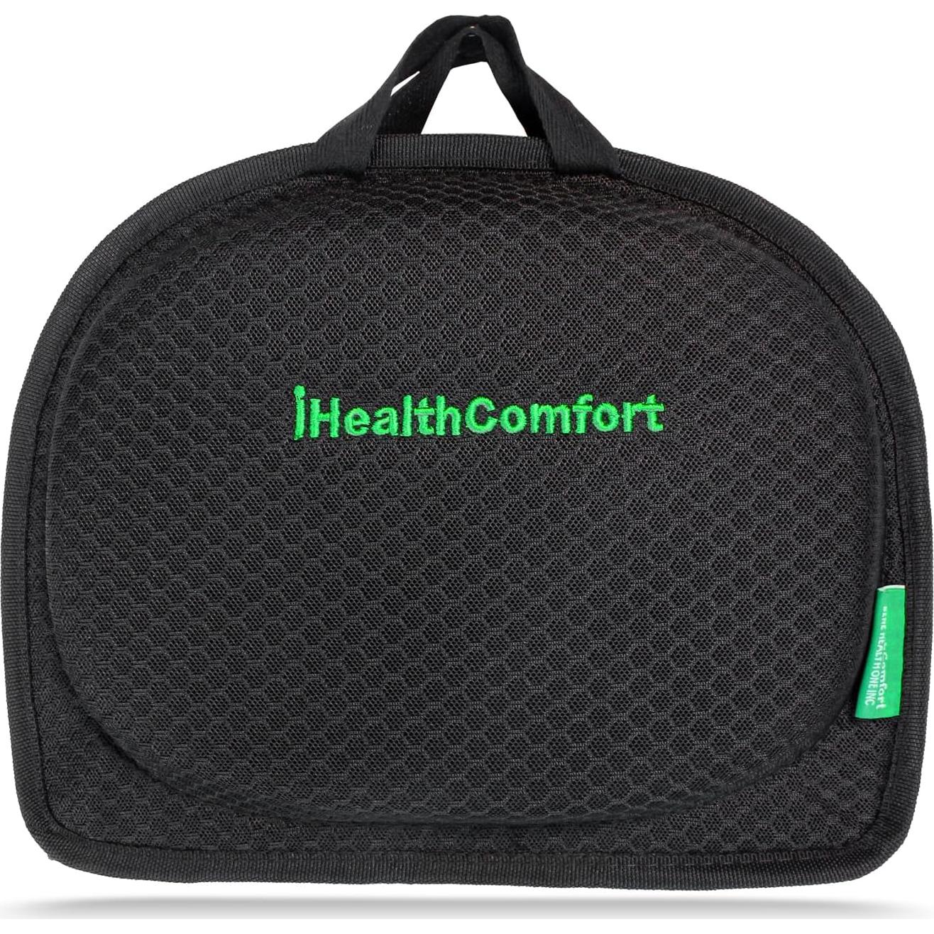 Cojín de Asiento de Viaje IHEALTHCOMFORT Espuma de Memoria 50.8x30.5cm