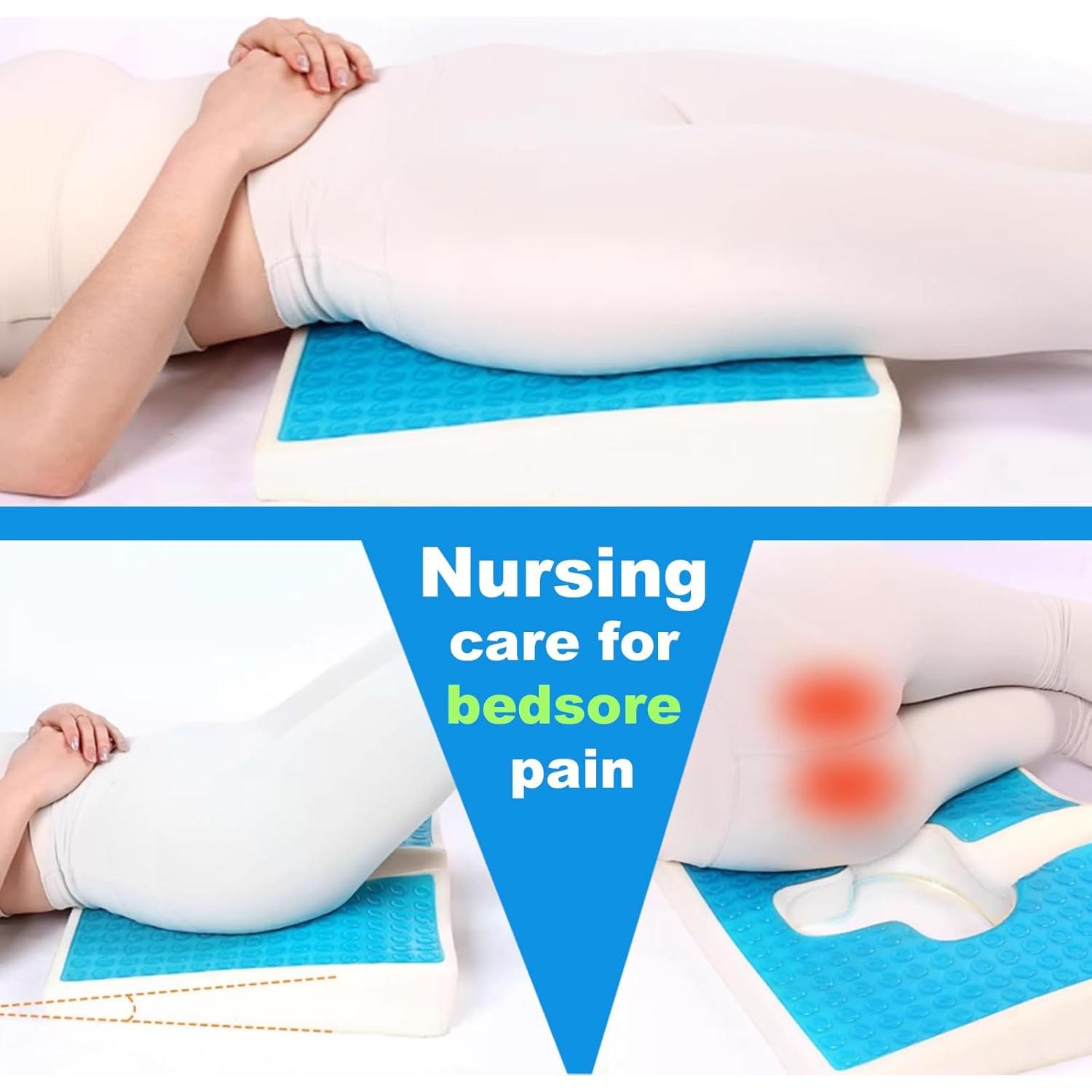 Cojín de Asiento Ergonomico YOOBEBEST para Silla de Ruedas 45x38cm