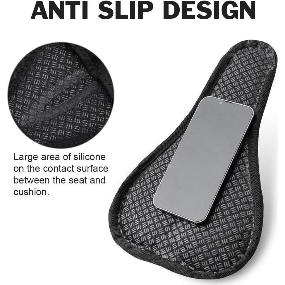 Funda de Asiento de Bicicleta LESOVI Gel Acolchado Azul