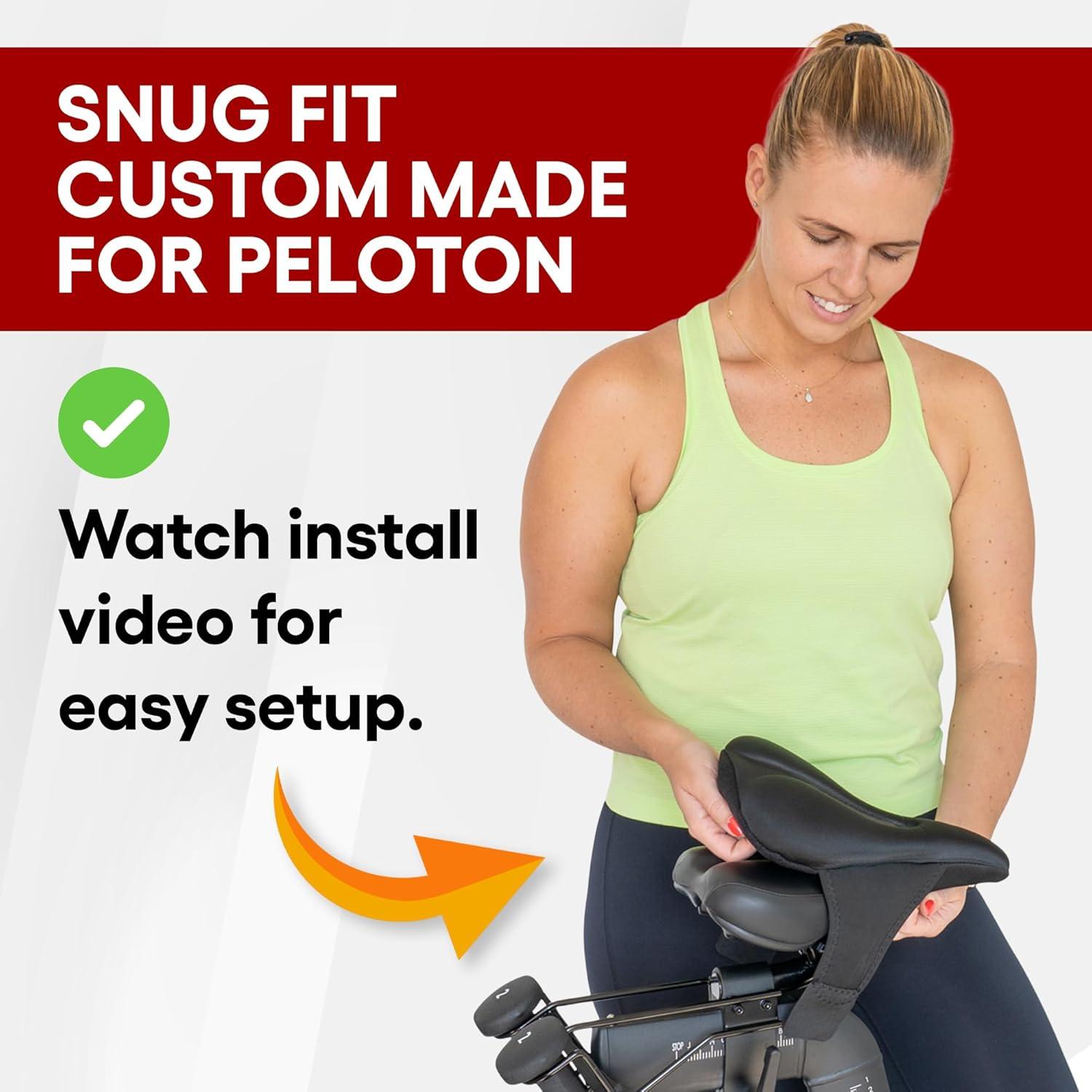 Funda Acolchada para Asiento de Bicicleta Peloton TrubliFit - Gel y Espuma