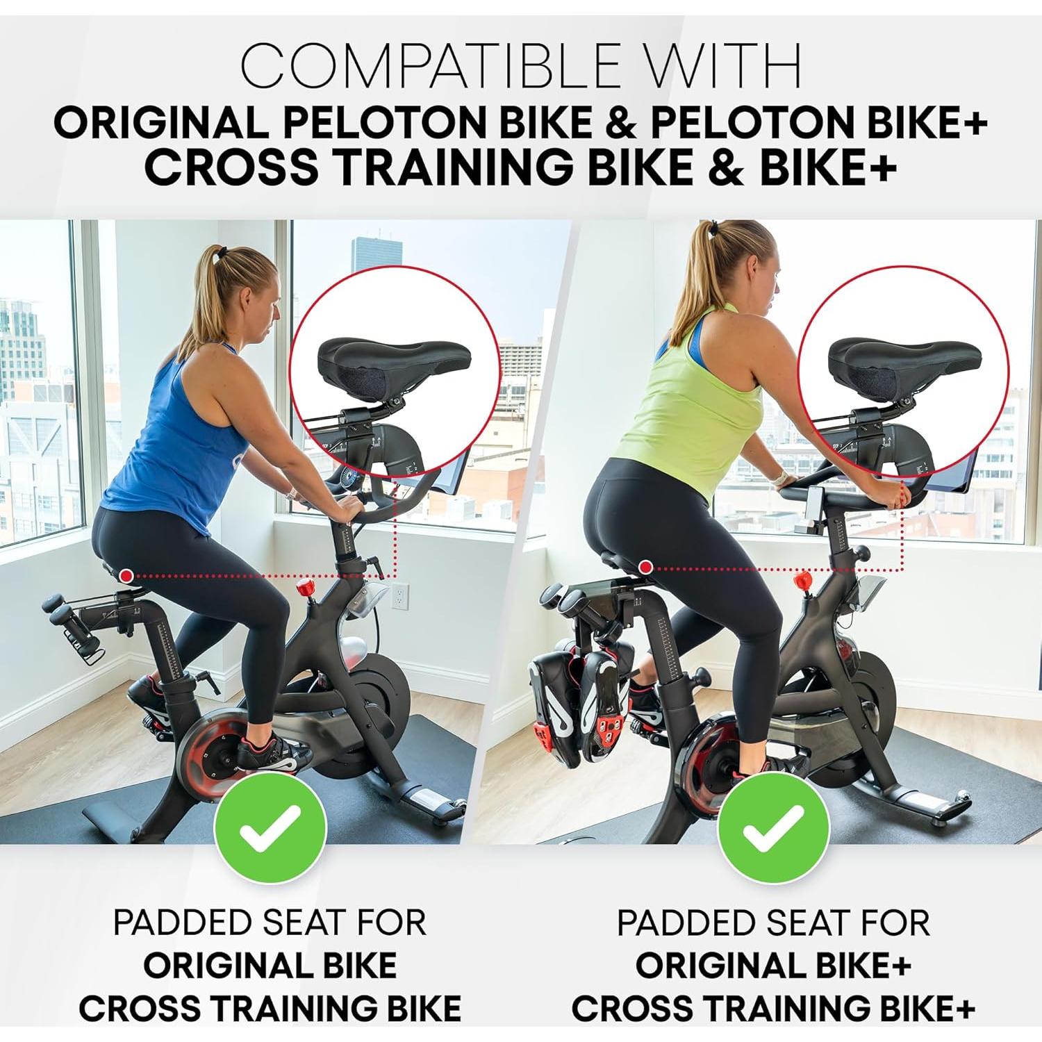 Funda Acolchada para Asiento de Bicicleta Peloton TrubliFit - Gel y Espuma