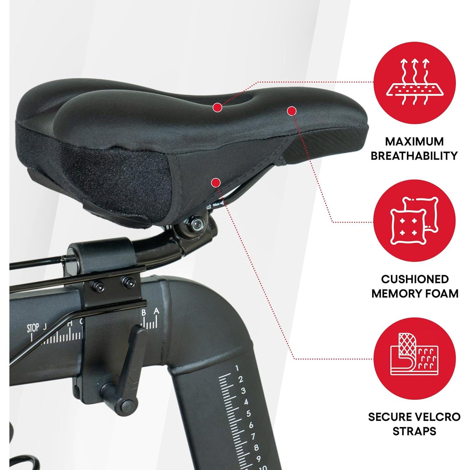 Funda Acolchada para Asiento de Bicicleta Peloton TrubliFit - Gel y Espuma