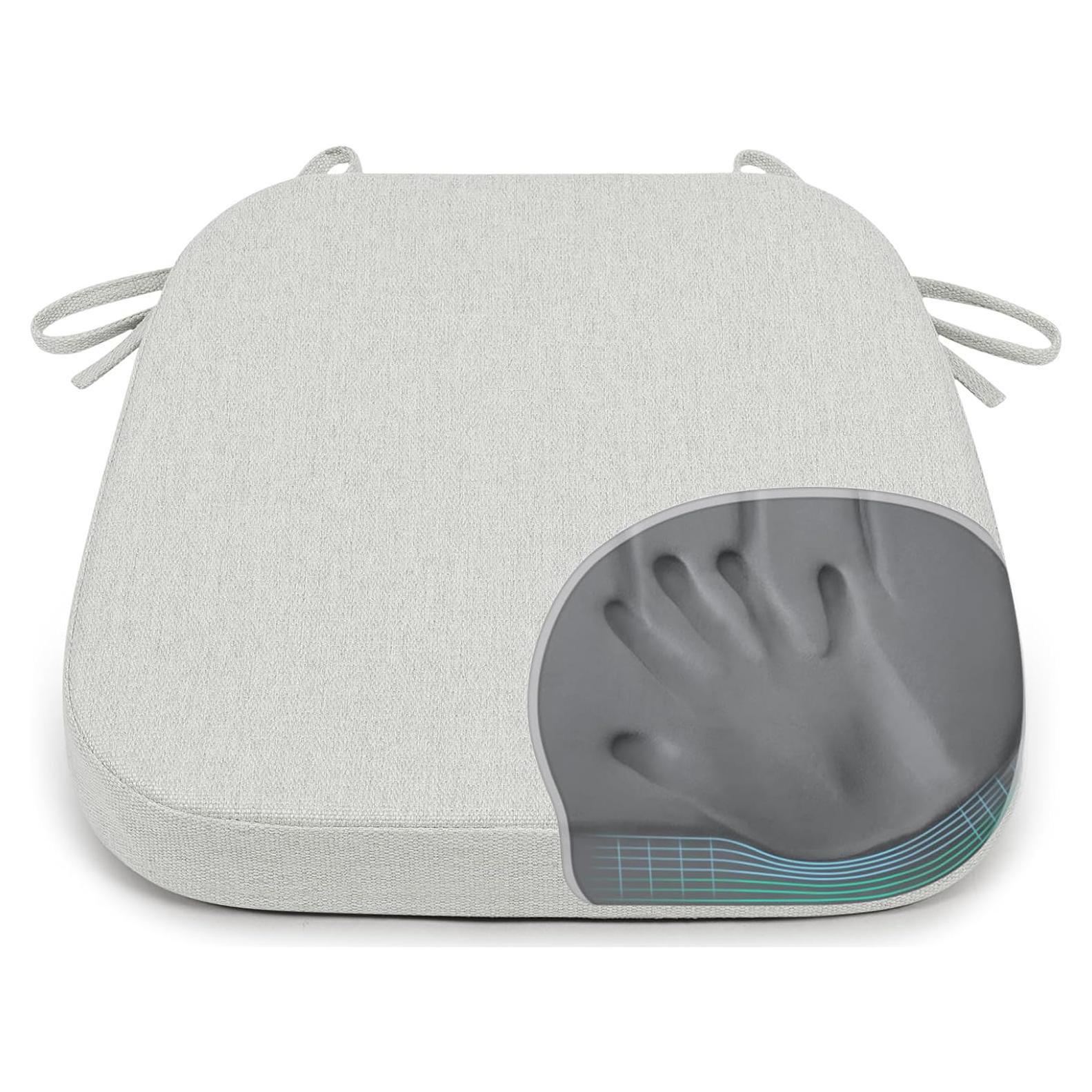 Cojín para Silla de Comedor Shinnwa, Espuma Viscoelástica 43x41cm