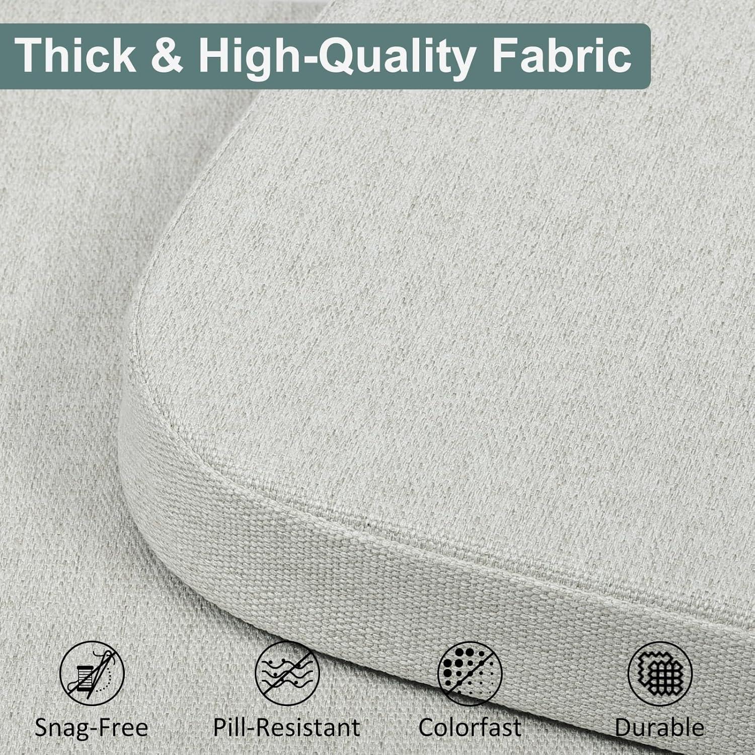 Cojín para Silla de Comedor Shinnwa, Espuma Viscoelástica 43x41cm