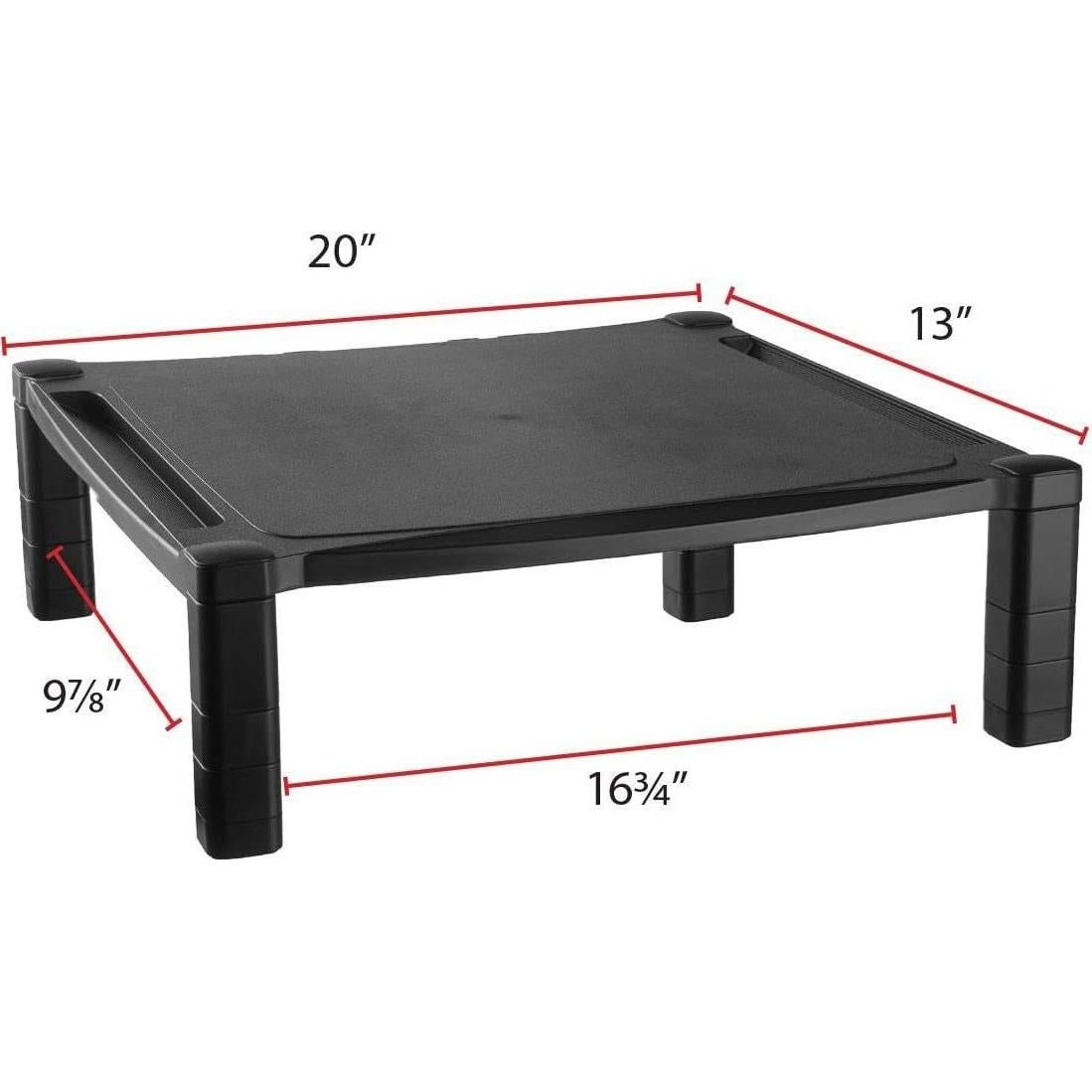 Soporte para Monitor Kantek MS500 Ajustable 50.8x33.7cm Negro