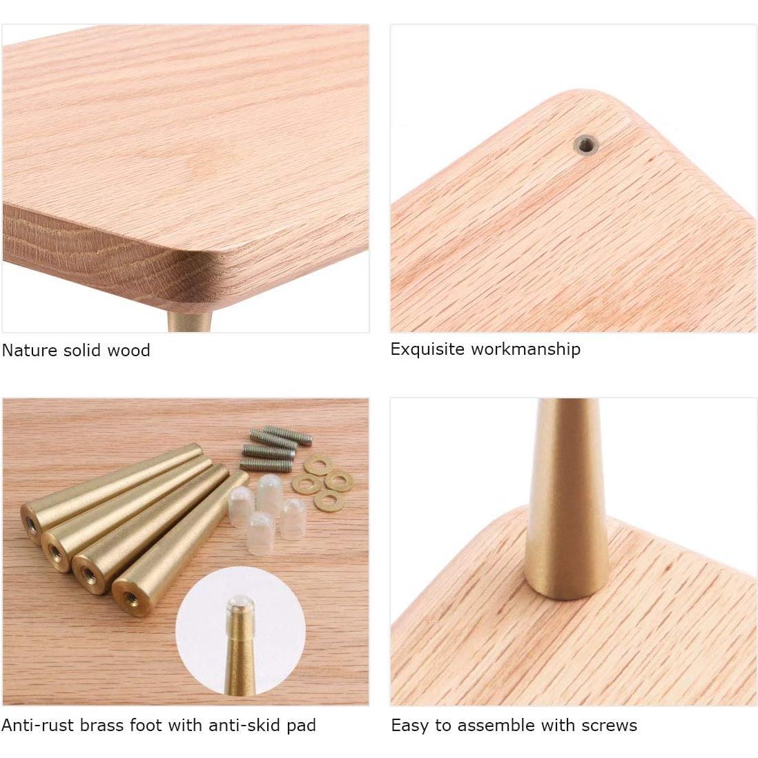 Soporte para Monitor de Madera Roble Rojo CRAFT KITTIES 52cm USB