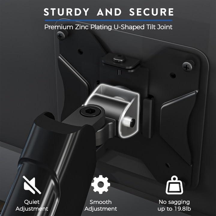 Soporte de Monitor Dual BONTEC GDM7502 Negro 15-32" 9 kg