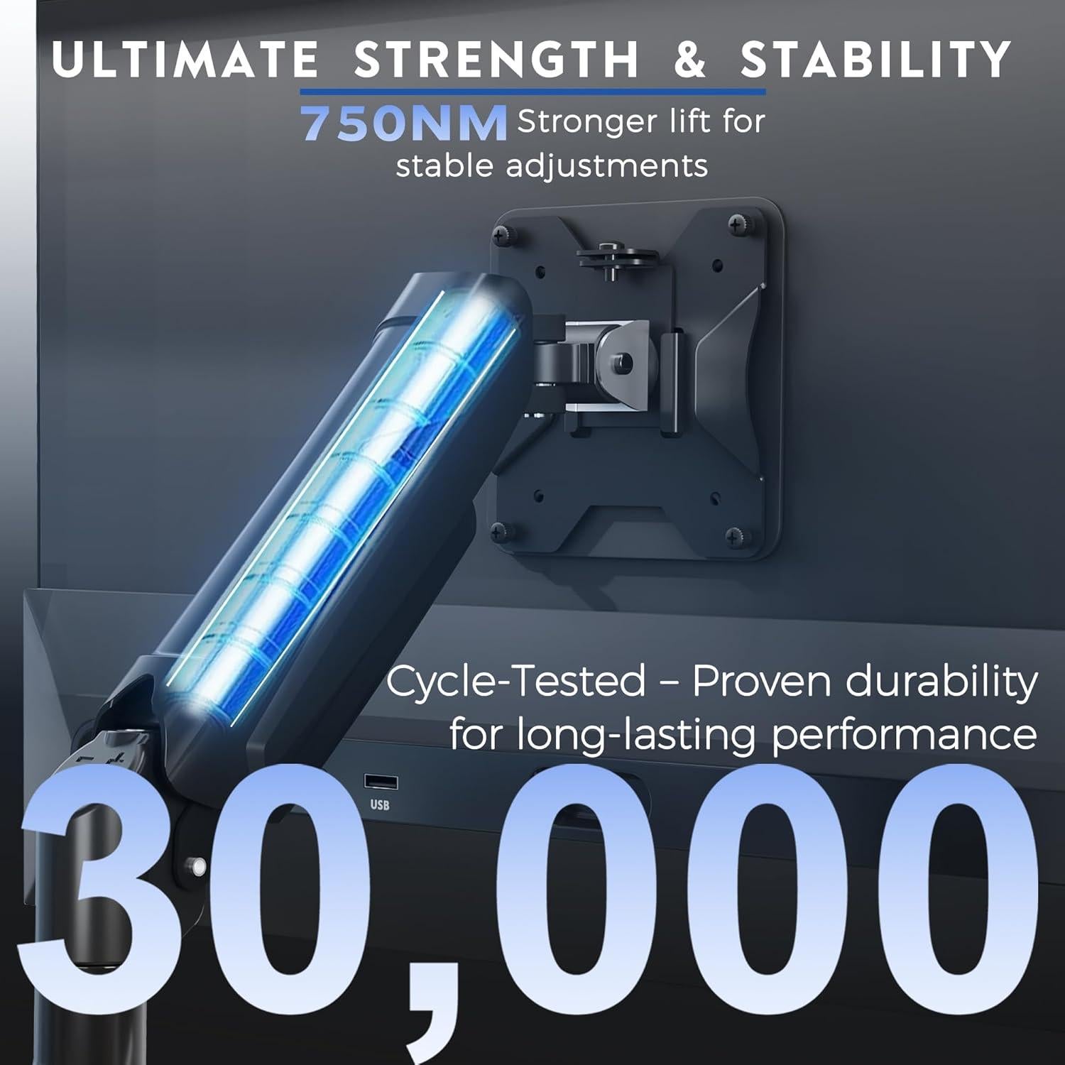 Soporte de Monitor Dual BONTEC GDM7502 Negro 15-32" 9 kg