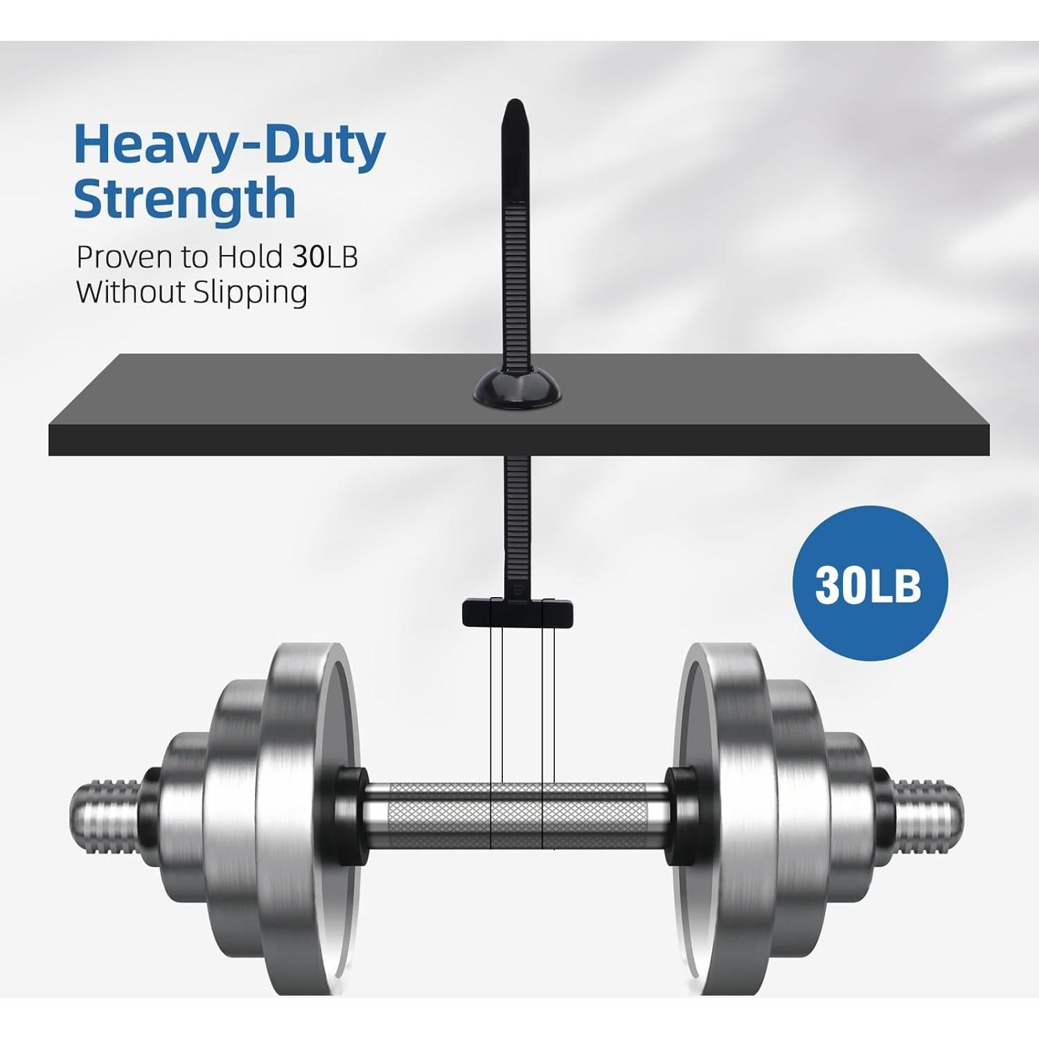 100 Clips de Brida Universal Daximo para Automóvil - Nylon Resistente