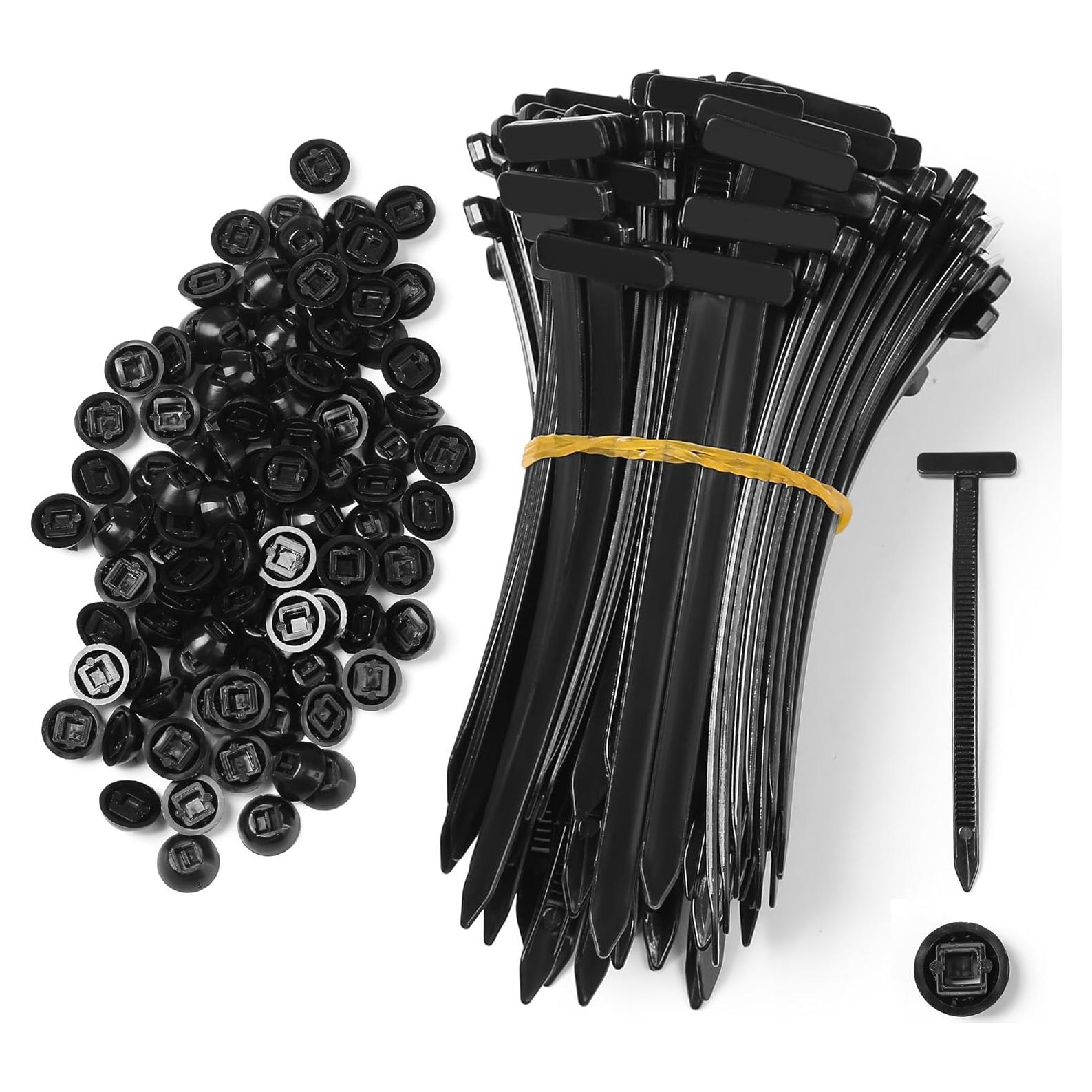 100 Piezas Hebilla de Cinta de Nylon GZXYA - Clips Resistentes UV