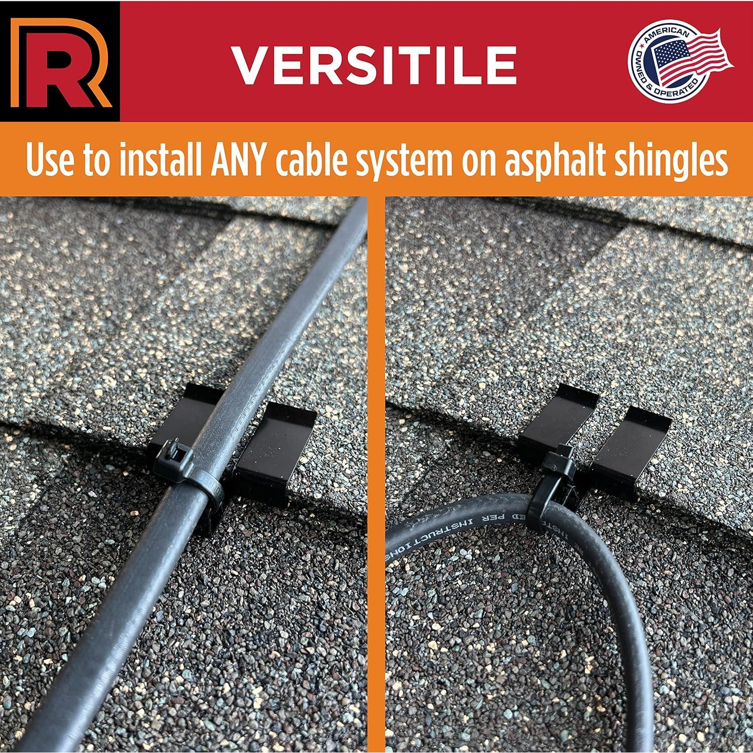 Clips de Techo Multiusos Radiant Solutions - 10 Clips de Aluminio