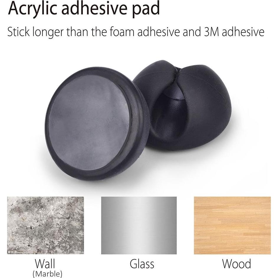 Clips de Cable Avantree 12 Piezas Organizador de Escritorio