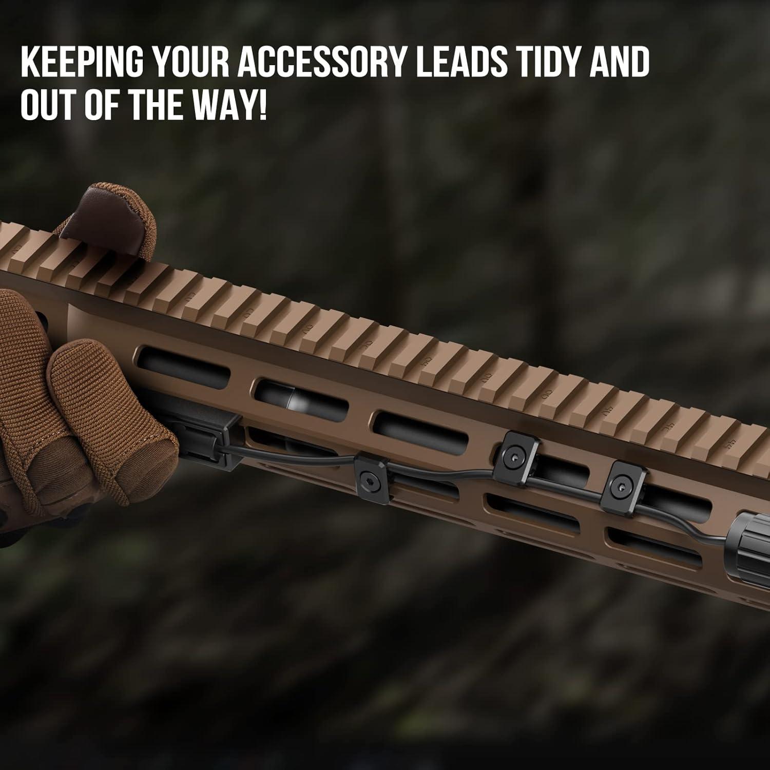 Guía de Cable CGM909 Guardtier para M-LOK - Paquete de 8