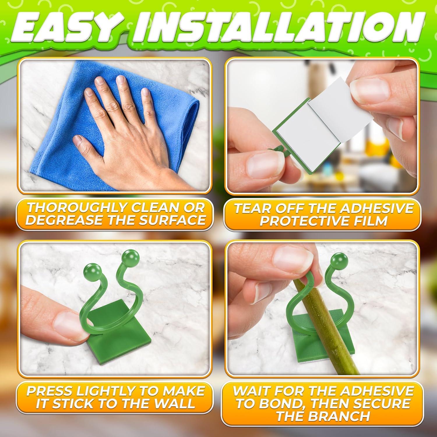 Clips de Pared para Plantas Trepadoras DIMROM - 110 Pcs