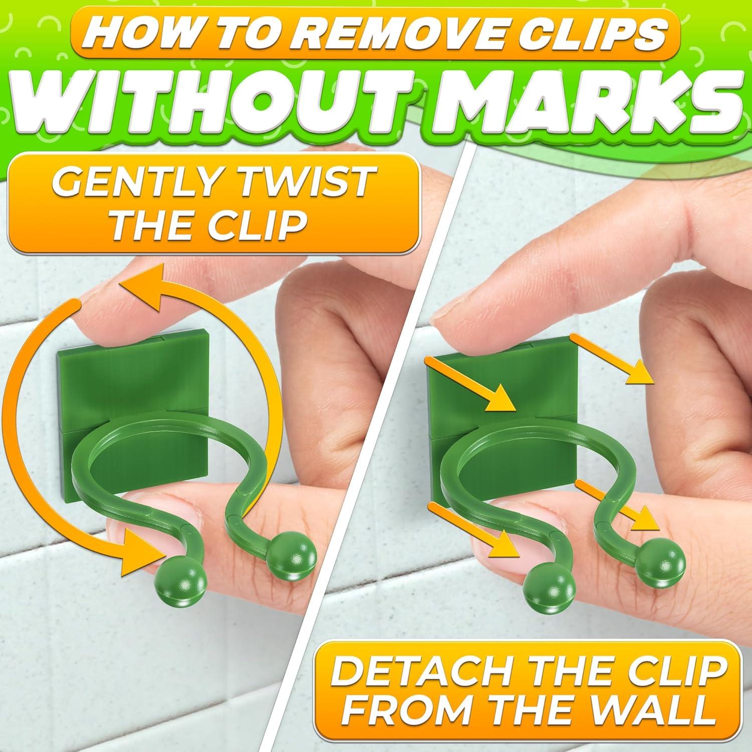 Clips de Pared para Plantas Trepadoras DIMROM - 110 Pcs