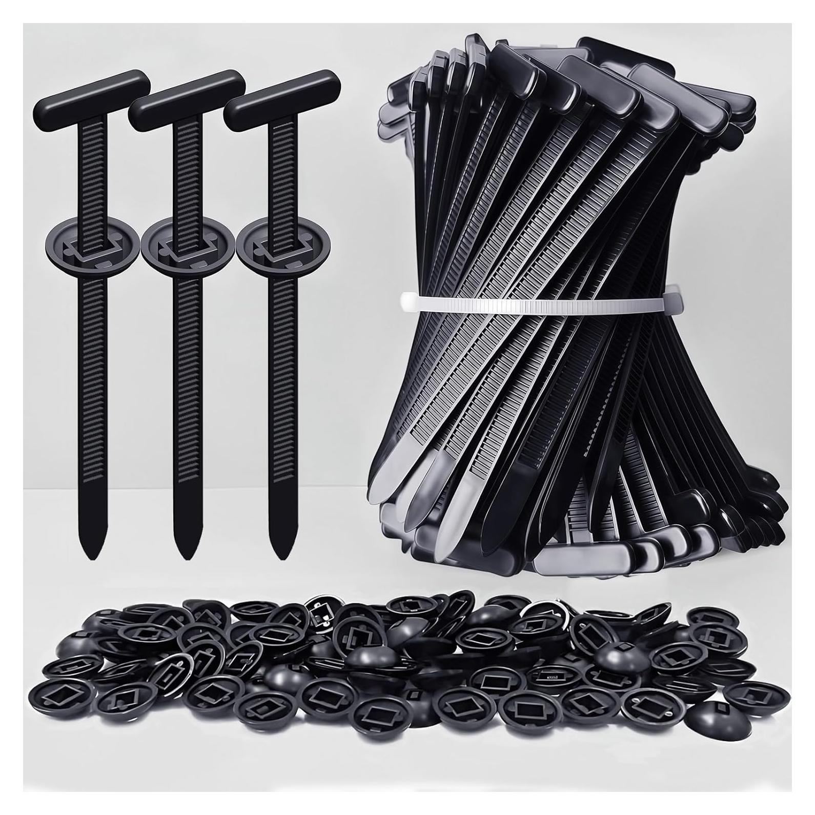 Hebilla de Brida de Nylon Universal Aymier 50 Pcs Auto-Bloqueante