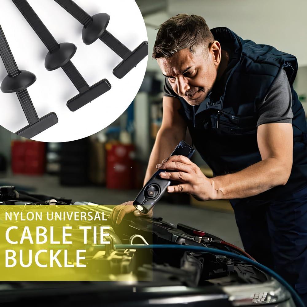 Paquete de 50 Clips de Hebilla de Nylon WoTravelPaL para Autos
