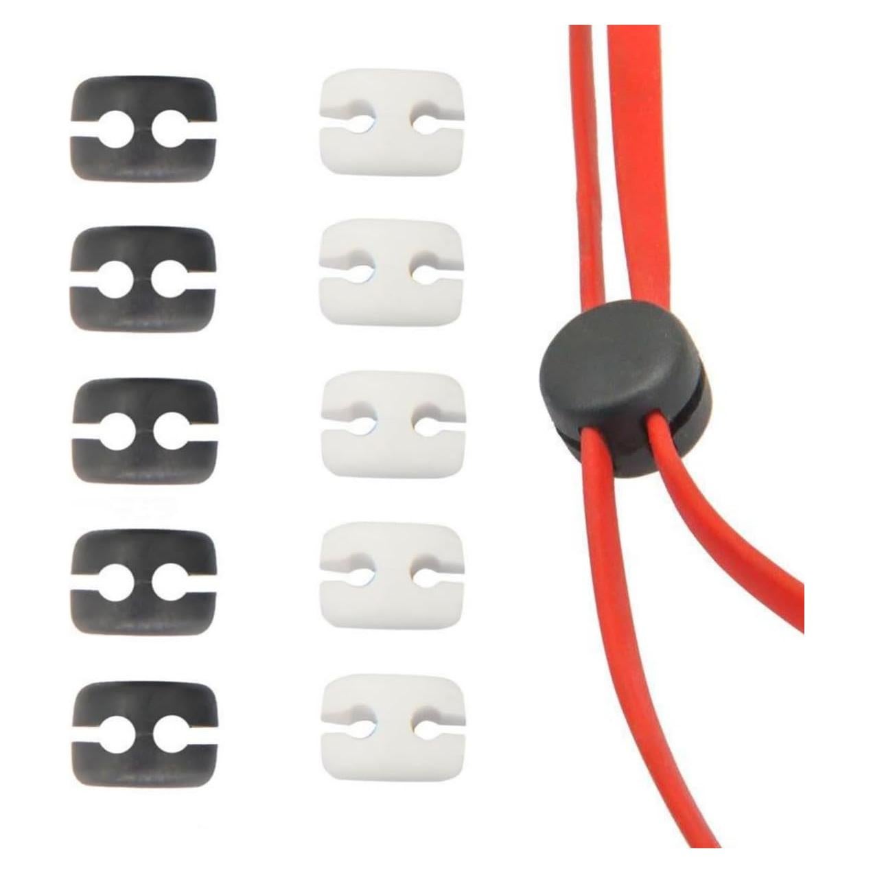 Paquete de 10 deslizadores de cable para auriculares CCeCCe