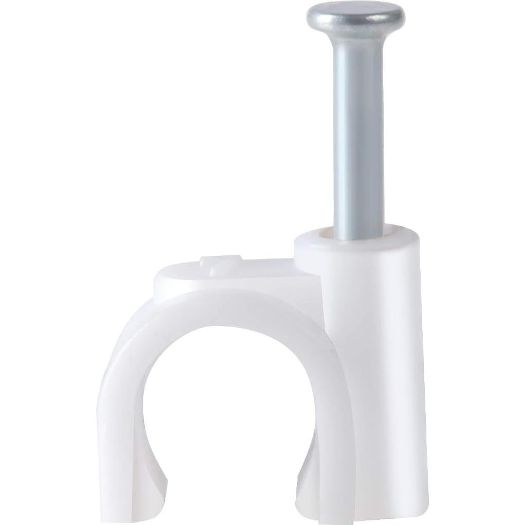 Clips de Cable TENINYU 200 Pcs 7mm para Gestión de Cables - Blanco