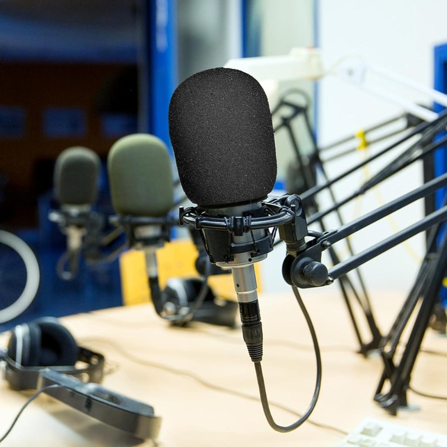 10 Fundas de Espuma para Micrófono Multicolor - Paraviento