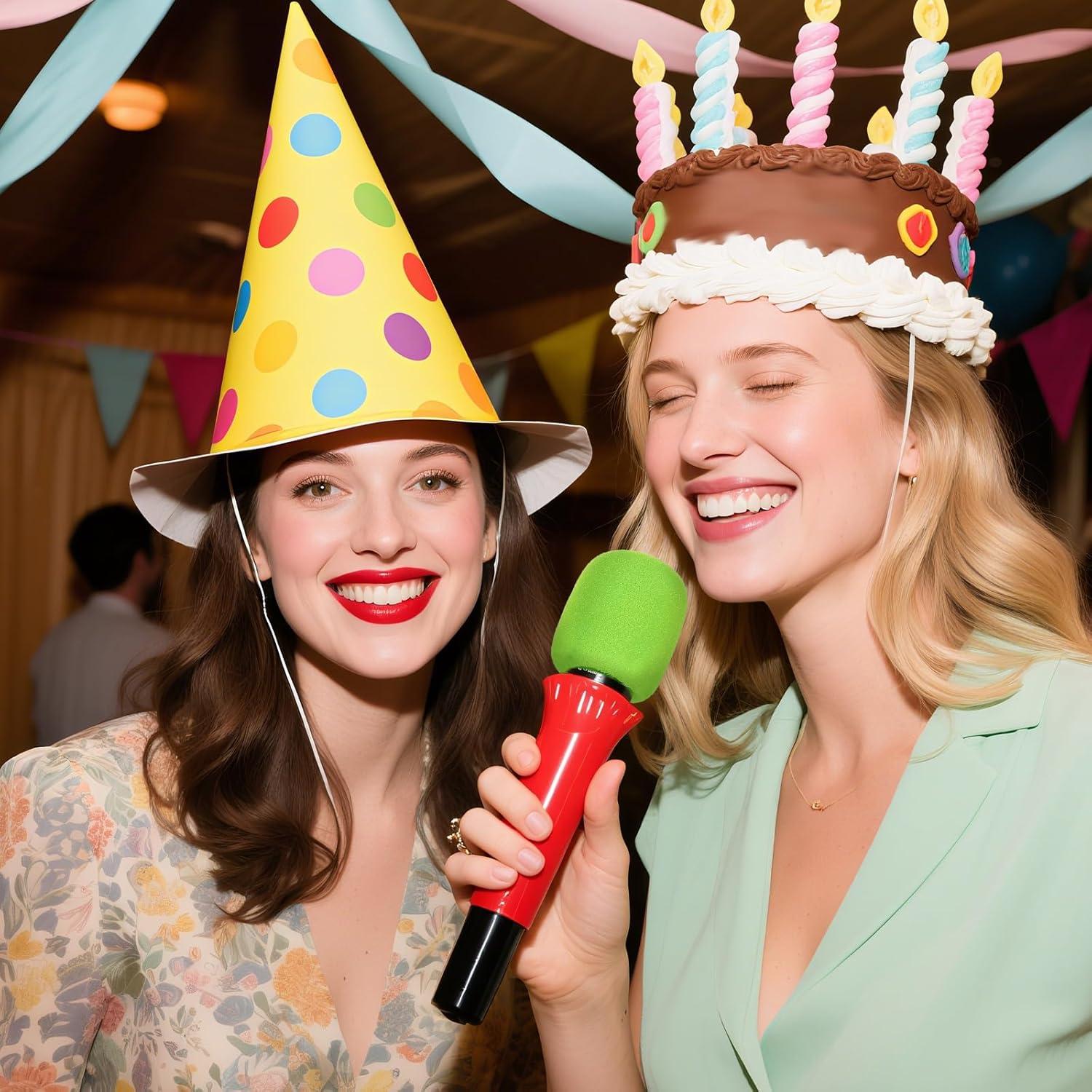 10 Fundas de Espuma para Micrófono Multicolor - Paraviento