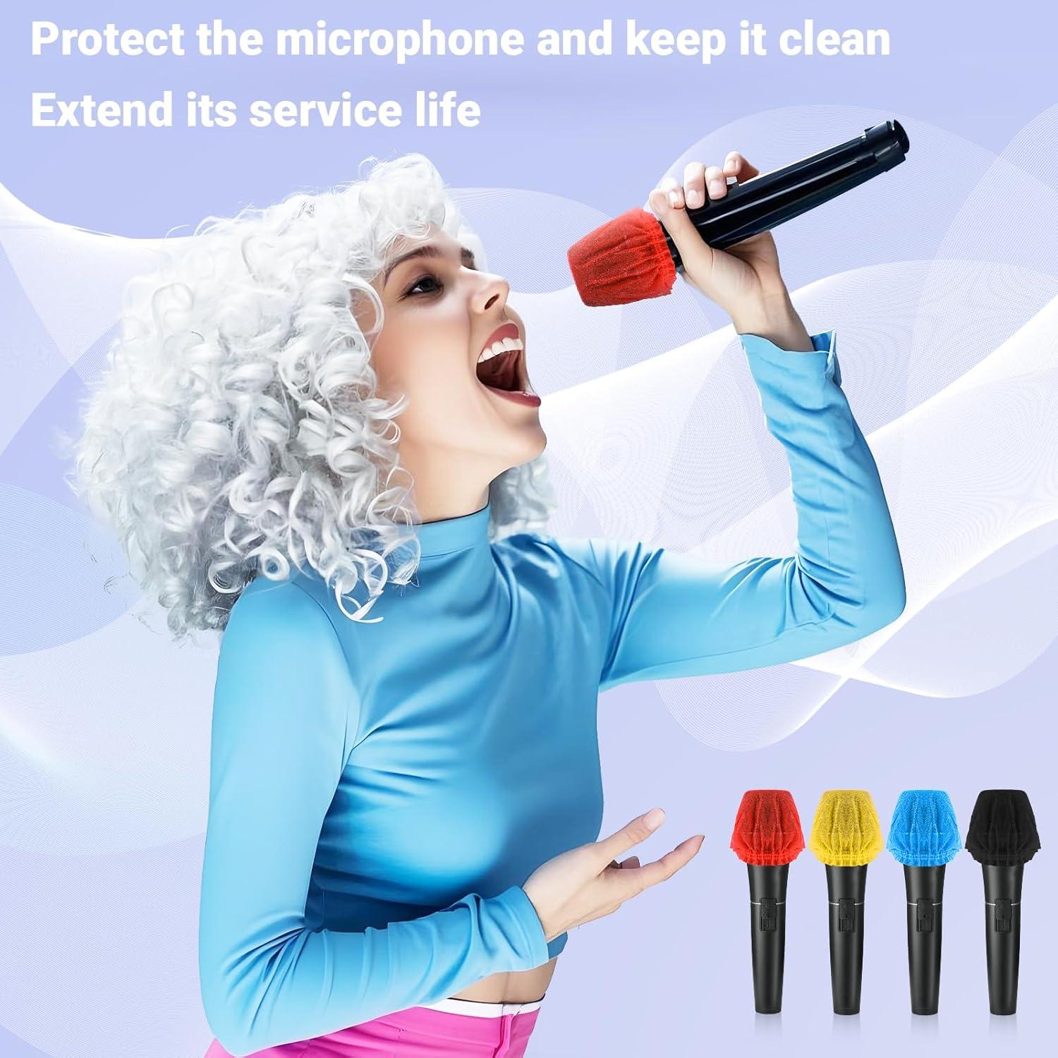 400 Cubiertas Desechables para Micrófono - Higiene y Protección