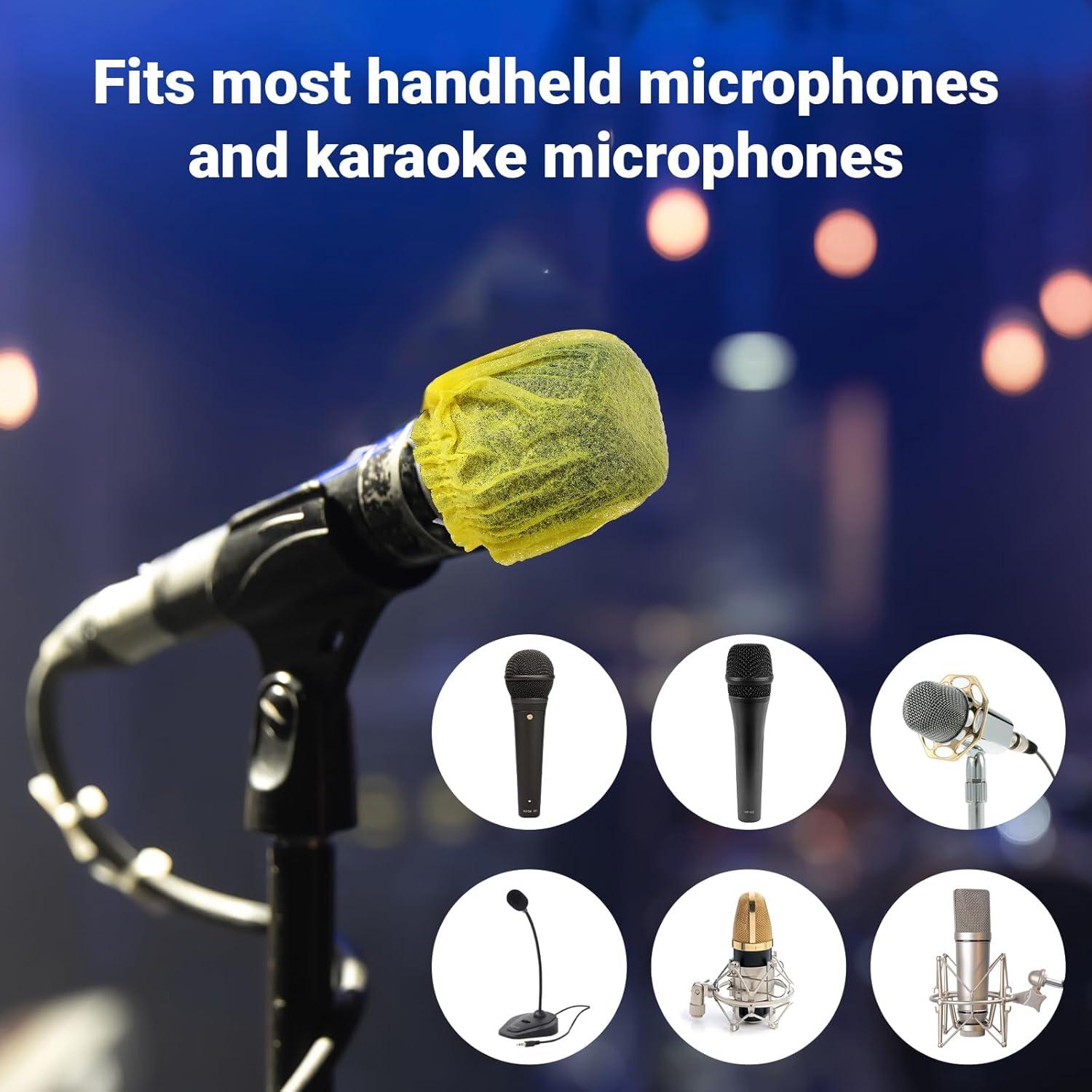 400 Cubiertas Desechables para Micrófono - Higiene y Protección