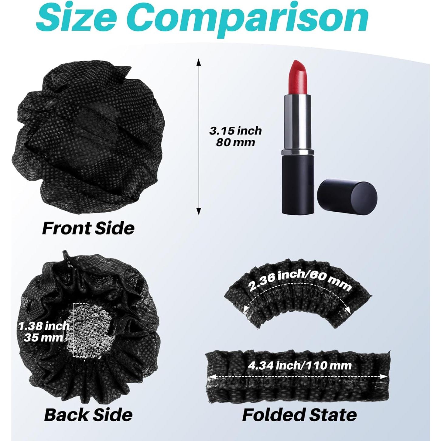 100 Fundas Desechables para Micrófono MAQIHAN - Negro