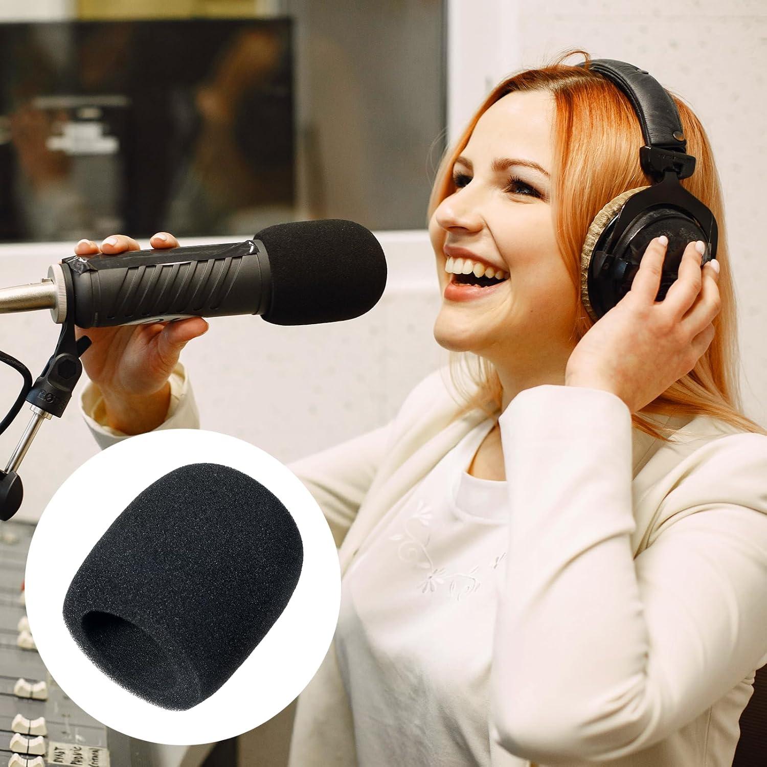 Funda de Espuma Negra para Micrófono - 9 Piezas - Filtra Ruido