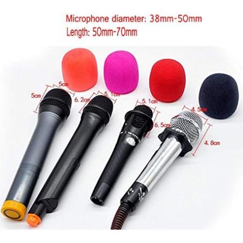 20 Cubiertas de Micrófono de Espuma Luckkyme - 10 Colores