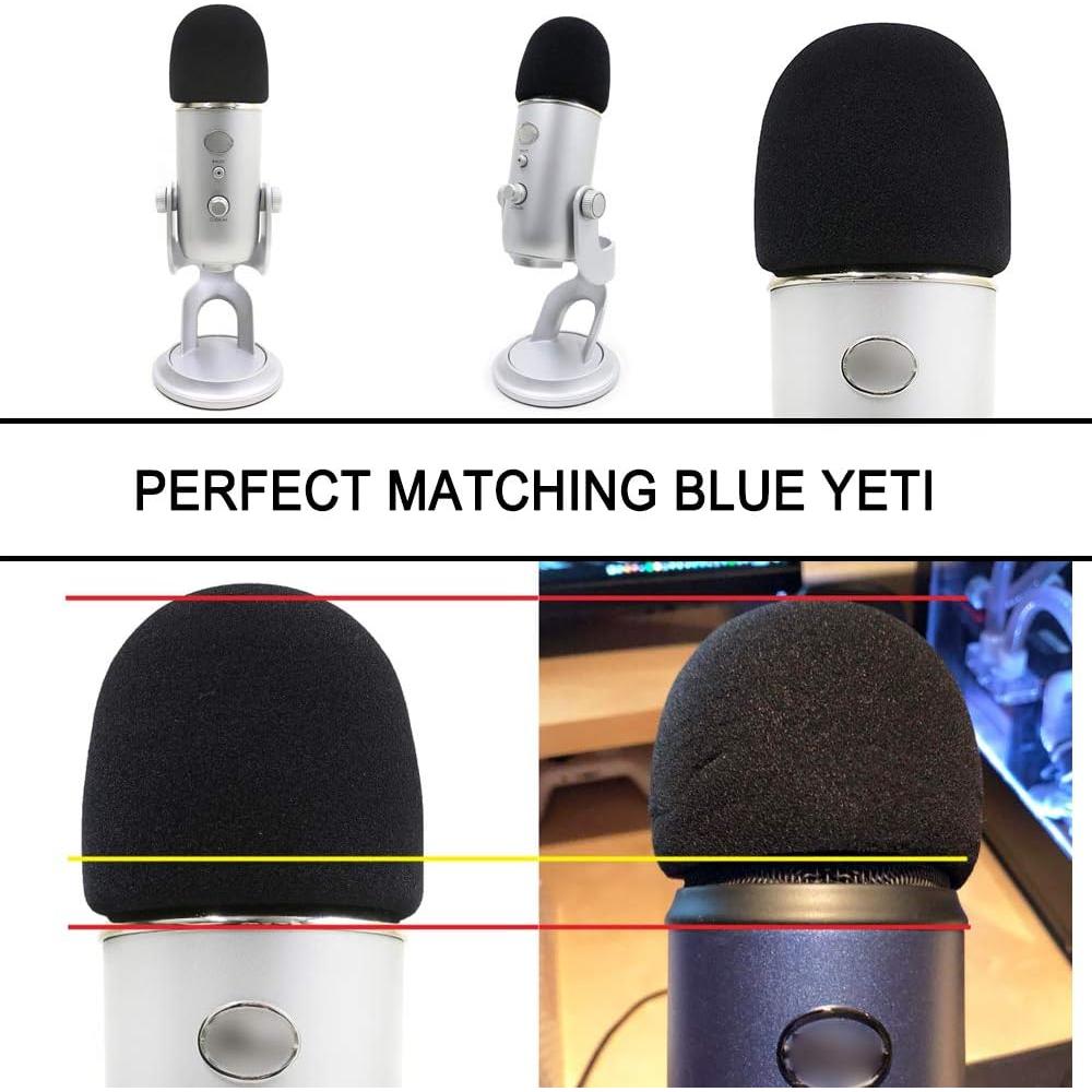 Funda de Espuma para Micrófono SUNMON - Blue Yeti, Yeti Pro, Yeti X