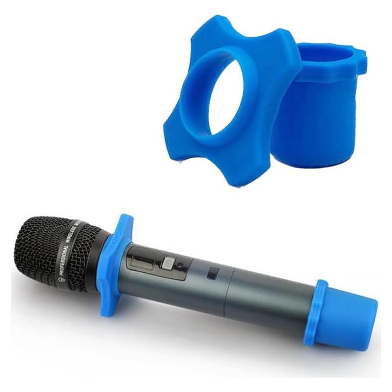 Funda Antideslizante de Silicona para Micrófono - 6 Juegos