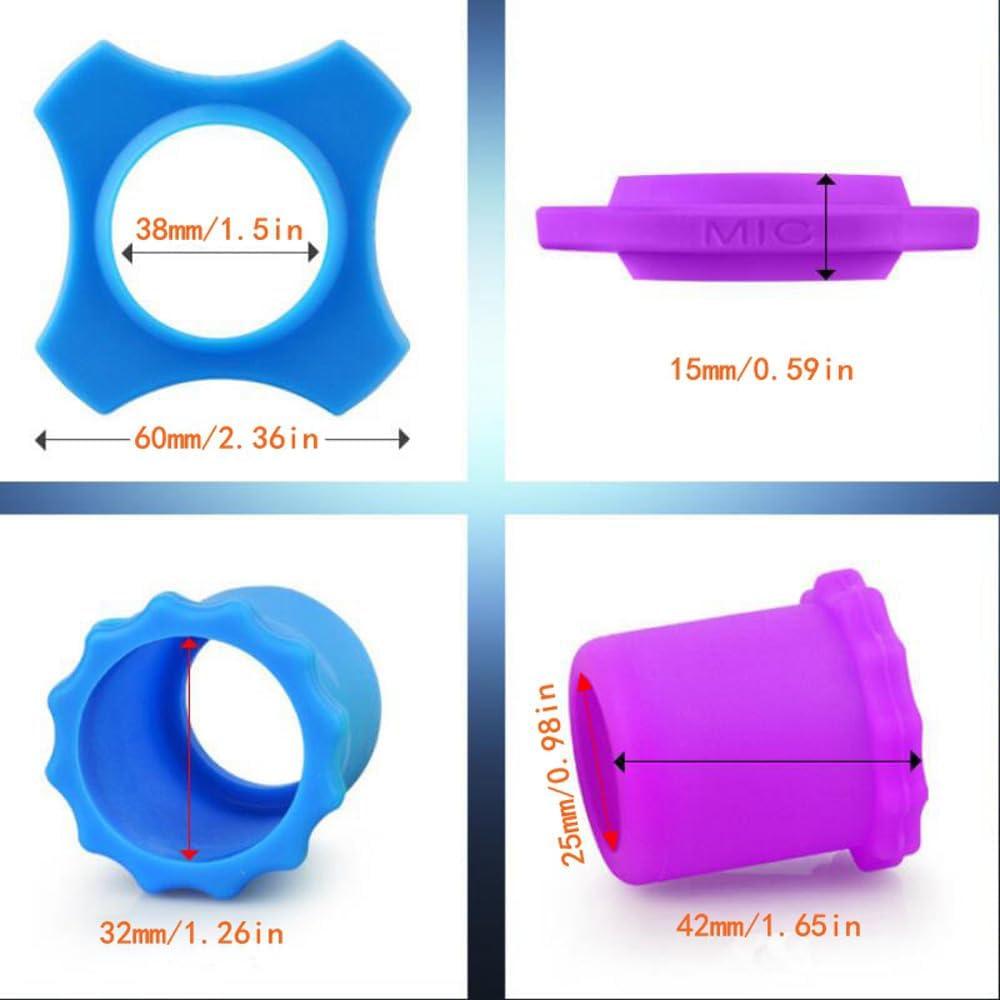 Funda Antideslizante de Silicona para Micrófono - 6 Juegos