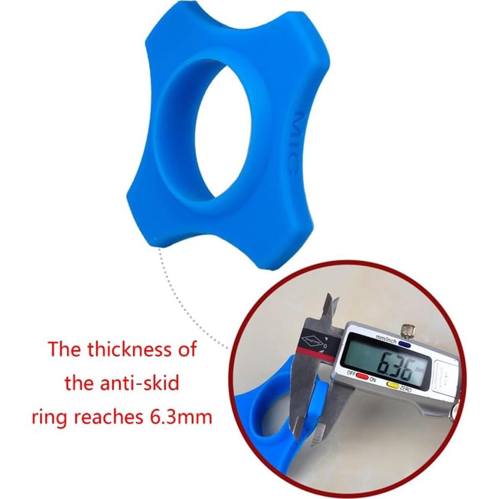 Funda Antideslizante de Silicona para Micrófono - 6 Juegos