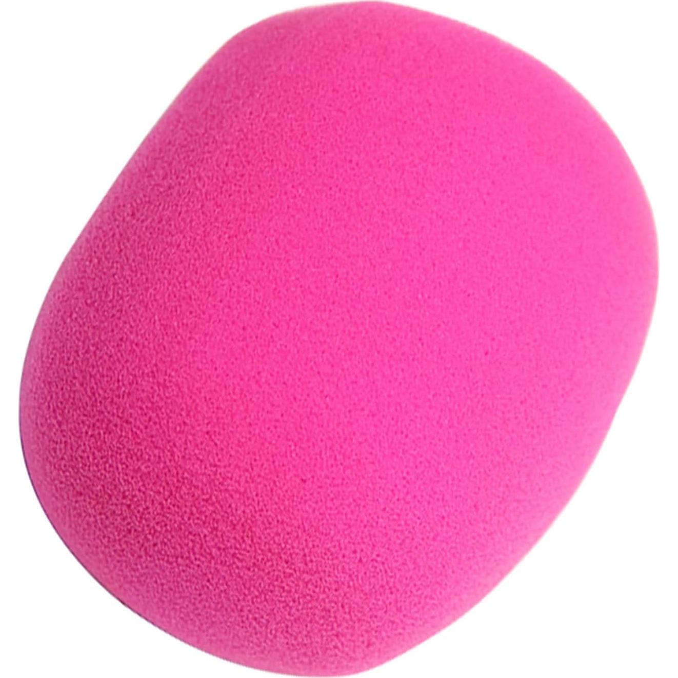 Funda de micrófono Fielect de espuma rosa 62x70mm